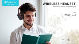 audifono bluetooth celebrat a18